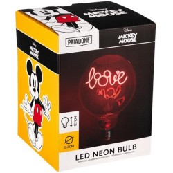 Paladone - Disney: Mickey Mouse - Led Neon Bulb Only Uk Eu Aus